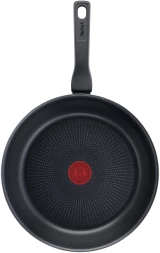 Сковорода Tefal Force 4218028 круглая 28см покрытие: антипригарное ручка несъемная (без крышки) черный (9100048317)