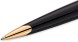 Ручка шариков. Waterman Carene De Luxe (S0700000) Black Silver GT M син. черн. подар.кор.