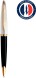 Ручка шариков. Waterman Carene De Luxe (S0700000) Black Silver GT M син. черн. подар.кор.