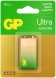 Батарея GP Ultra Alkaline 1604AUA21-5CRSBC1 9V (1шт) блистер