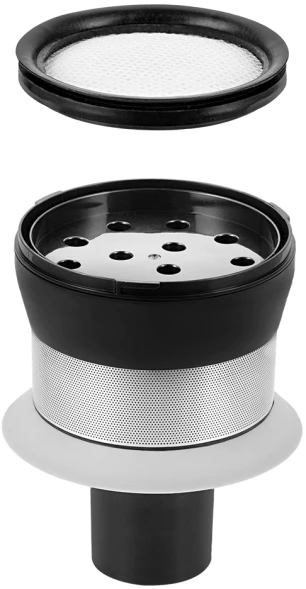 Пылесос ручной Kitfort КТ-5233 350Вт черный/оранжевый