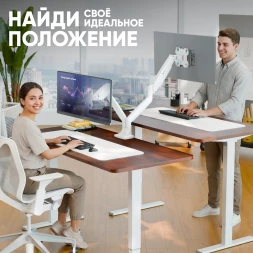 Кронштейн для мониторов Onkron G200 белый 13&amp;quot;-32&amp;quot; макс.18кг настольный поворот и наклон верт.перемещ.