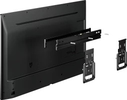 Кронштейн для телевизора Hyundai SL-X3 черный 32"-65" макс.75кг настенный фиксированный