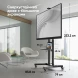 Стойка для телевизора Onkron TS1891 черный 50&amp;quot;-90&amp;quot; макс.100кг напольный мобильный