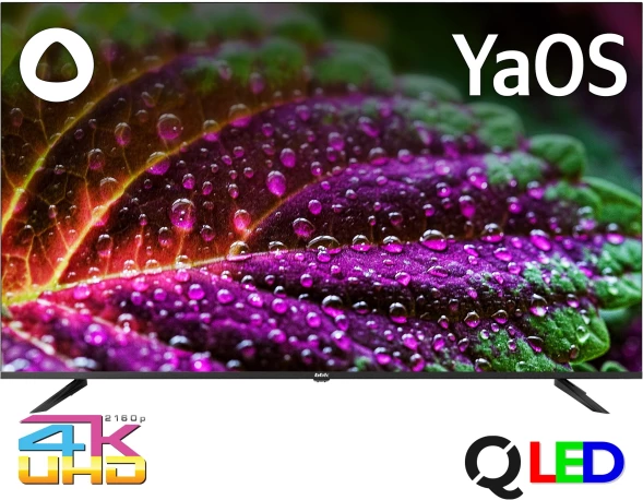 Телевизор QLED BBK 55&amp;quot; 55LED-8260/UTS2C (B) Frameless черный/черный 4K Ultra HD 60Hz DVB-T2 DVB-C DVB-S2 USB WiFi Smart TV
