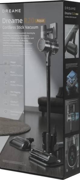 Пылесос ручной Dreame R20 Aqua 425Вт серый