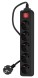 Сетевой фильтр PC Pet AP01006-5-B 5м (5 розеток) черный (пакет ПЭ)