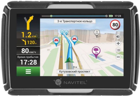 Навигатор Автомобильный GPS Navitel G550 Moto 4.3&amp;quot; 480x272 8Gb microSD черный Navitel