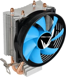 Устройство охлаждения(кулер) Formula AC Verkho 2 Soc-AM5/AM4/1200/1700/1851 черный/синий 4-pin 15-25dB Al+Cu 110W 307gr Ret (VERKHO 2)
