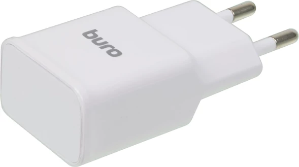 Сетевое зар./устр. Buro TJ-248W 15W 2.4A (QC) USB-A универсальное белый