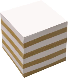 Блок для записей бумажный Silwerhof ECO Эконом 90x90x90мм 65г/м2 ассорти