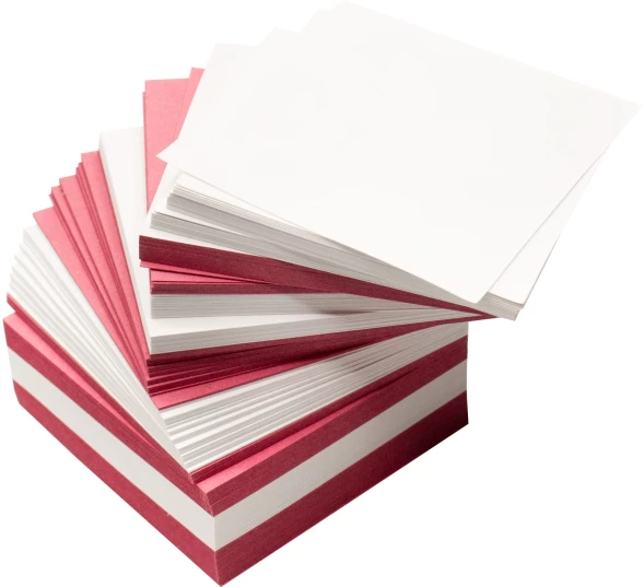 Блок для записей бумажный Silwerhof ECO Эконом 90x90x90мм 65г/м2 ассорти