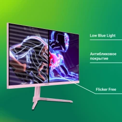 Монитор Digma 23.8&amp;quot; Overdrive 24P410F розовый IPS LED 2ms 16:9 HDMI матовая 300cd 178гр/178гр 1920x1080 200Hz G-Sync FreeSync DP FHD USB 3.7кг