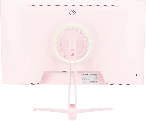 Монитор Digma 23.8&amp;quot; Overdrive 24P410F розовый IPS LED 2ms 16:9 HDMI матовая 300cd 178гр/178гр 1920x1080 200Hz G-Sync FreeSync DP FHD USB 3.7кг