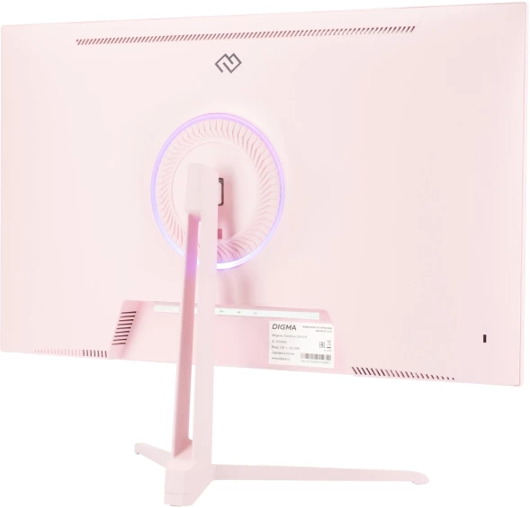 Монитор Digma 23.8&amp;quot; Overdrive 24P410F розовый IPS LED 2ms 16:9 HDMI матовая 300cd 178гр/178гр 1920x1080 200Hz G-Sync FreeSync DP FHD USB 3.7кг