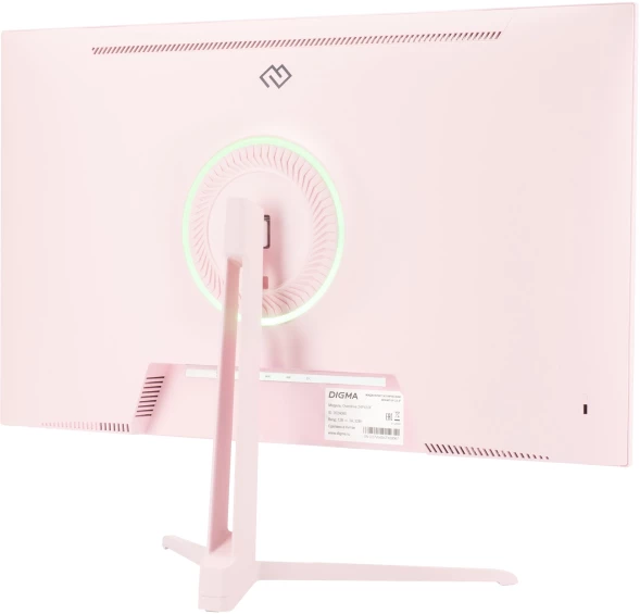 Монитор Digma 23.8&amp;quot; Overdrive 24P410F розовый IPS LED 2ms 16:9 HDMI матовая 300cd 178гр/178гр 1920x1080 200Hz G-Sync FreeSync DP FHD USB 3.7кг