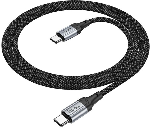 Кабель Hoco X102 Fresh Type-C to Type-C USB Type-C-USB Type-C 1м черный коробка