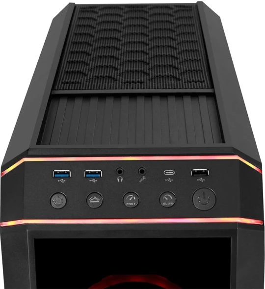 Корпус Chieftec Stallion II черный без БП ATX 4x120mm 1xUSB2.0 2xUSB3.1 audio bott PSU