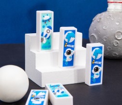 Набор ластиков Deli 71133-P 110x62x47мм ПВХ ассорти картон.кор. (24шт)