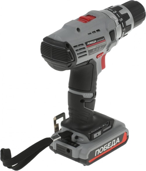 Дрель-шуруповерт Победа ДА-14/2 Ли-М аккум. патрон:быстрозажимной (кейс в комплекте) (180201643)