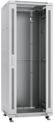 Шкаф коммутационный Cabeus (SH-05C-32U60/60) напольный 32U 600x600мм пер.дв.стекл металл 800кг серый 500мм 72.6кг 220град. 1610мм IP20 сталь