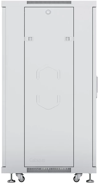 Шкаф коммутационный Cabeus (SH-05C-32U60/60) напольный 32U 600x600мм пер.дв.стекл металл 800кг серый 500мм 72.6кг 220град. 1610мм IP20 сталь