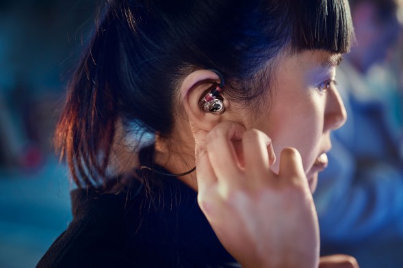 Наушники вкладыши Sennheiser IE 100 PRO 1.3м прозрачный/черный проводные в ушной раковине (508941)