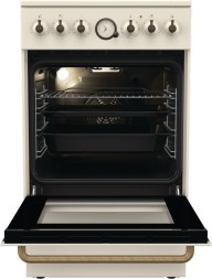 Плита Электрическая Gorenje GECS5B70CLI бежевый стеклокерамика (без крышки)