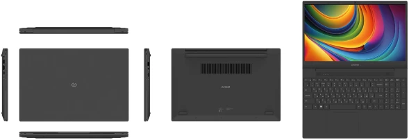 Ноутбук Digma EVE A5820 Ryzen 3 3200U 16Gb SSD512Gb AMD Radeon Graphics 15.6&amp;quot; IPS FHD (1920x1080) Windows 11 Pro black WiFi BT Cam 4500mAh (DN15R3-ADXW01)