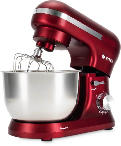 Миксер планетарный Vitek VT-PM0111 1500Вт вишневый