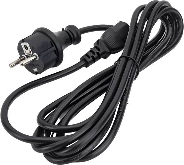 Шнур питания Lanmaster LAN-PP13/SH-3.0-BK C13-Schuko проводник.:3x0.75мм2 3м 220В черный