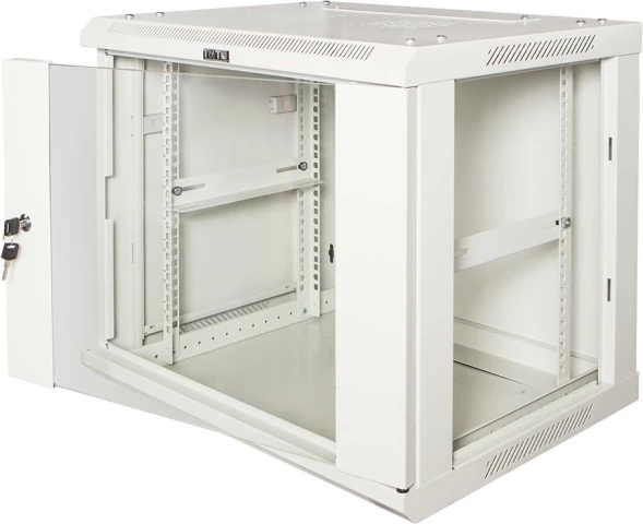 Шкаф коммутационный Lanmaster (TWT-CBWPG-6U-6X8-GY) настенный 6U 600x800мм пер.дв.стекл 60кг серый 700мм 23кг 368мм IP20 металл