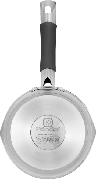 Ковш Rondell Flamme RDS-027 1л. d=14см (с крышкой) стальной