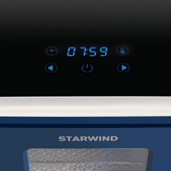 Сушка для фруктов и овощей Starwind SFD9535 12под. 400Вт черный