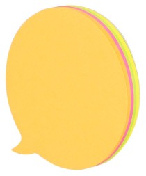 Закладки самокл. бумажные Deli EA03202 76х76мм 4цв.в упак. 20лист