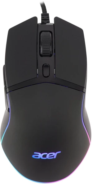 Мышь Acer OMW121 черный оптическая (6400dpi) USB (6but)