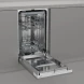 Посудомоечная машина встраив. Gorenje GV523E10WE 1760Вт узкая нержавеющая сталь