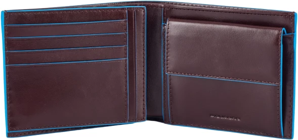 Кошелек мужской Piquadro Blue Square PU1240B2R/MO коричневый натур.кожа