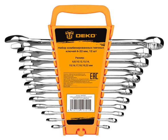 Набор ключей Deko DKHT12 (065-0972)