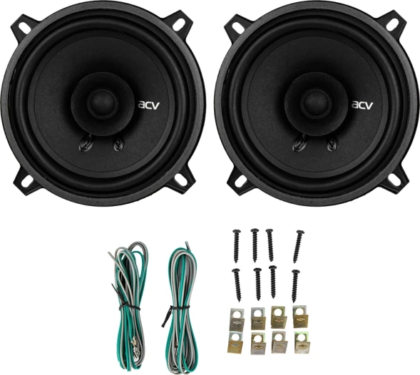 Колонки автомобильные ACV PD-521 BEATS (без решетки) 120Вт 88дБ 4Ом 13см (5дюйм) (ком.:2кол.) коаксиальные однополосные