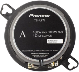 Колонки автомобильные Pioneer TS-A879 (без решетки) 450Вт 85дБ 4Ом 7.6см (3дюйм) (ком.:2кол.) твитер двухполосные