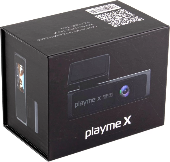 Видеорегистратор Playme X черный 3.6Mpix 2560x1440 1440p 170гр. Allwinner 851S