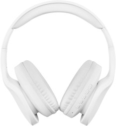 Гарнитура накладные Digma BT-17 белый беспроводные bluetooth оголовье (BT17W)