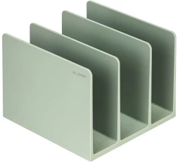Подставка-ограничитель для книг Deli NS006GREEN Nusign 162x162x122мм зеленый