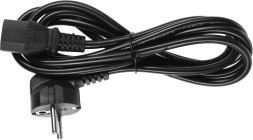 Кабель IEC C13 Евровилка 1.8м черный
