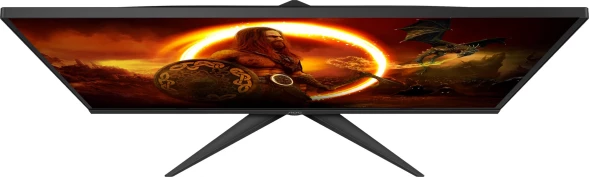 Монитор AOC 27&amp;quot; 27G2SPAE черный/красный IPS LED 1ms 16:9 HDMI M/M матовая 250cd 178гр/178гр 1920x1080 165Hz G-Sync FreeSync Premium VGA DP FHD 4.53кг