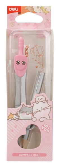 Циркуль Deli EH601 в компл.:карандаш