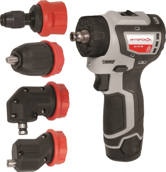 Дрель-шуруповерт Интерскол ДА-10/12В 36 аккум. патрон:быстрозажимной (687.2.2.78)