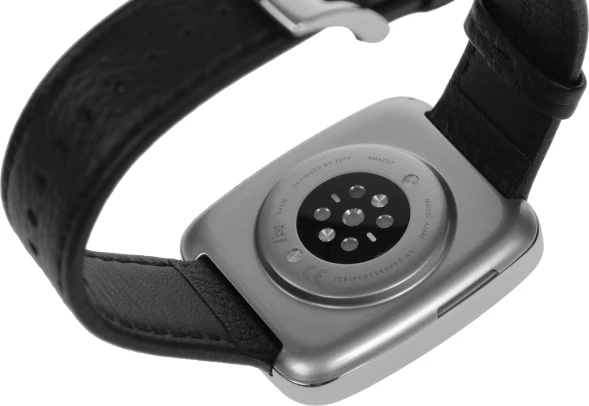 Смарт-часы Amazfit Active 2S A2440 1.75&amp;quot; AMOLED корп.серебристый рем.черный разм.брасл.:150-210мм (6972596108825)