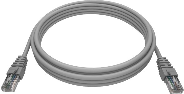 Патч-корд NTSS NTSS-PC-UTP-RJ45-5e-0.5-LSZH-GY UTP RJ-45 вил.-вилка RJ-45 кат.5E 0.5м серый LSZH 26AWG